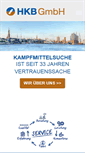Mobile Screenshot of hkbgmbh.de